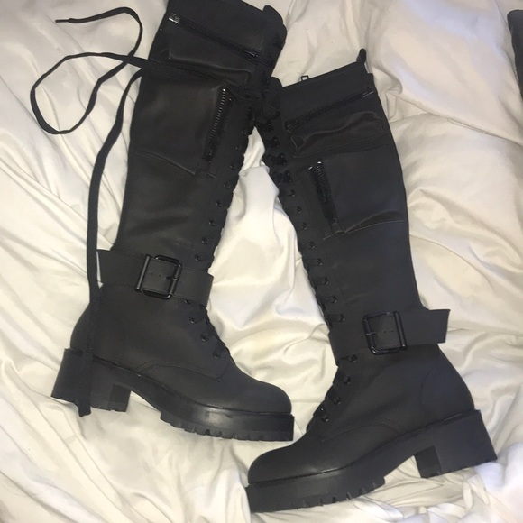 obsidian combat boots